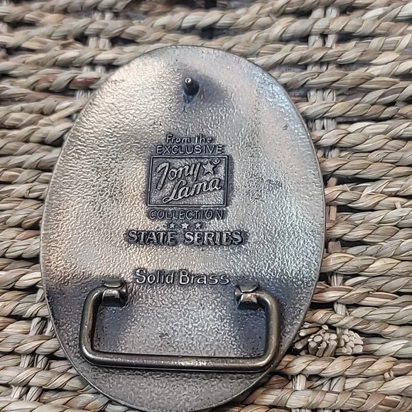 Tony Lama western Texas belt buckle - Picture 2 of 2